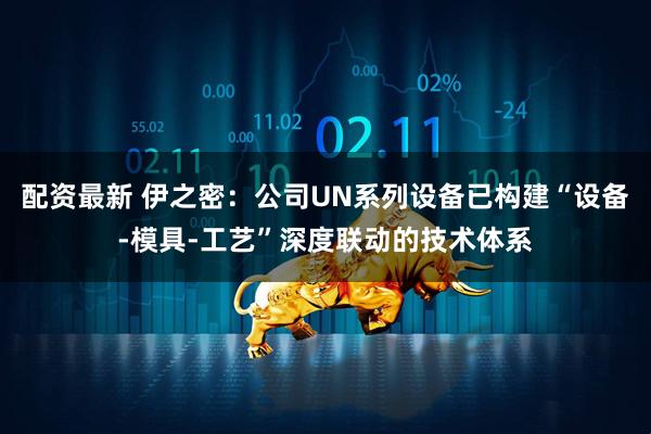 配资最新 伊之密:公司UN系列设备已构建“设备-模具-工艺”深度联动的技术体系